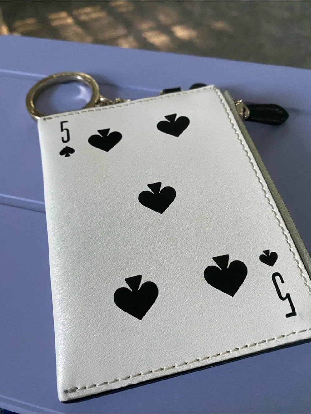 Kate Spade Lucky Draw Medium L-Zip Card Holder